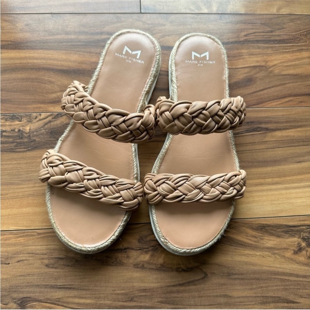 Mark fisher two braided strap espadrilles sandals 7.5 - Picture 3 of 4